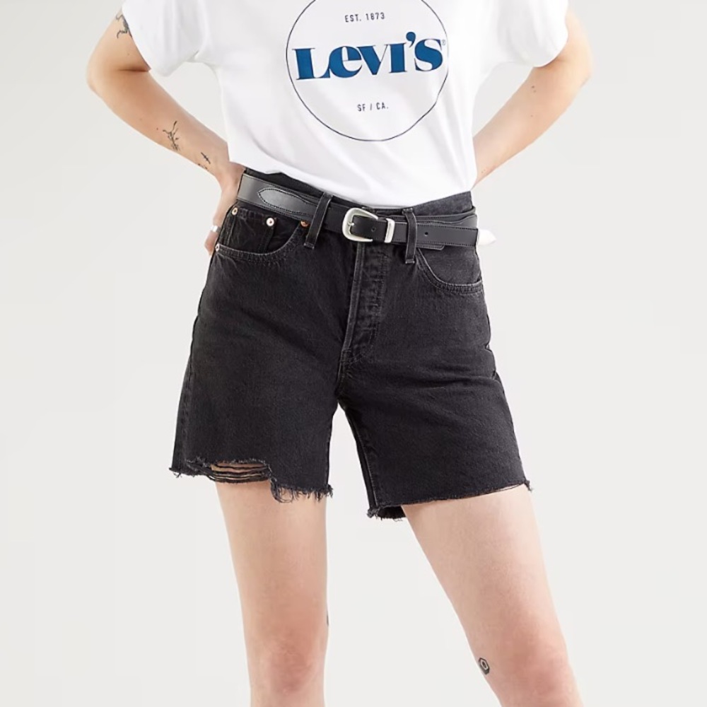 Levi’s 501 Black Shorts